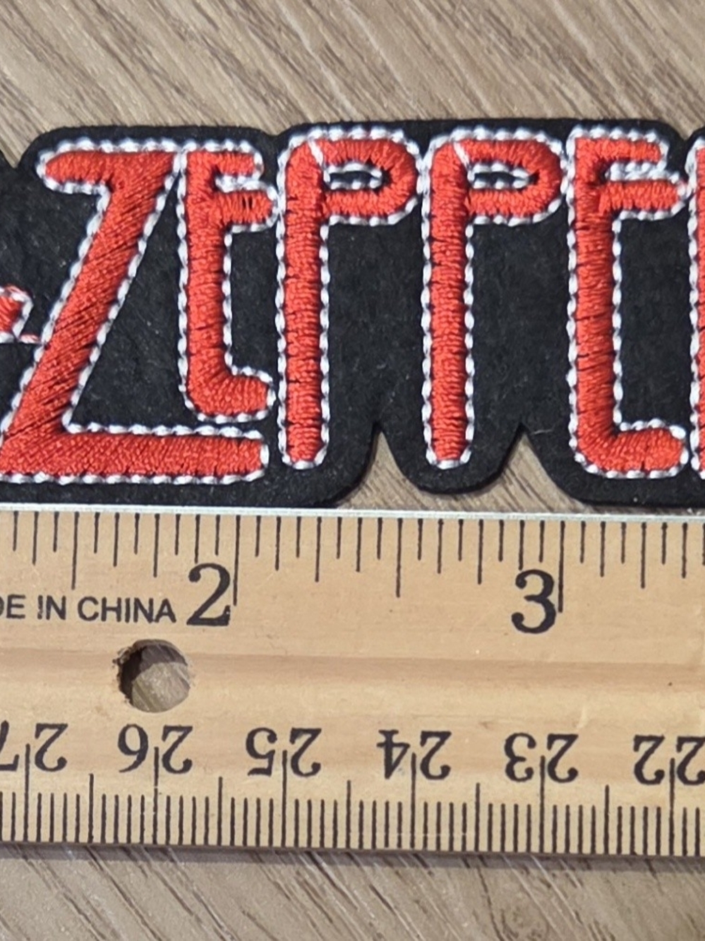 Led Zepped Embroidered Patch